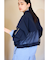 ストライプルーズシルエットシャツ