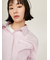 ストライプルーズシルエットシャツ