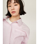 ストライプルーズシルエットシャツ