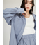 ストライプルーズシルエットシャツ