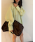 ストライプルーズシルエットシャツ