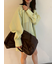 ストライプルーズシルエットシャツ