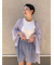 ストライプイージーハーフパンツ