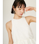 膨れジャガードカットドッキングワンピース