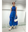 膨れジャガードカットドッキングワンピース