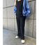 リネン混ニットパンツ