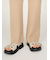 リネン混ニットパンツ