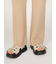 リネン混ニットパンツ