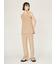 リネン混ニットパンツ