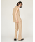 リネン混ニットパンツ
