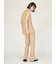 リネン混ニットパンツ