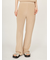 リネン混ニットパンツ