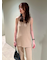 リネン混ニットパンツ