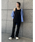 リネン混ニットパンツ