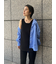 リネン混ニットパンツ