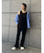 リネン混ロングニットタンク
