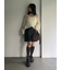 フェイクレザーミニスカート