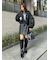フェイクレザーミニスカート