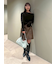 フェイクレザーミニスカート