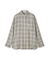 チェックオーバーシャツ
