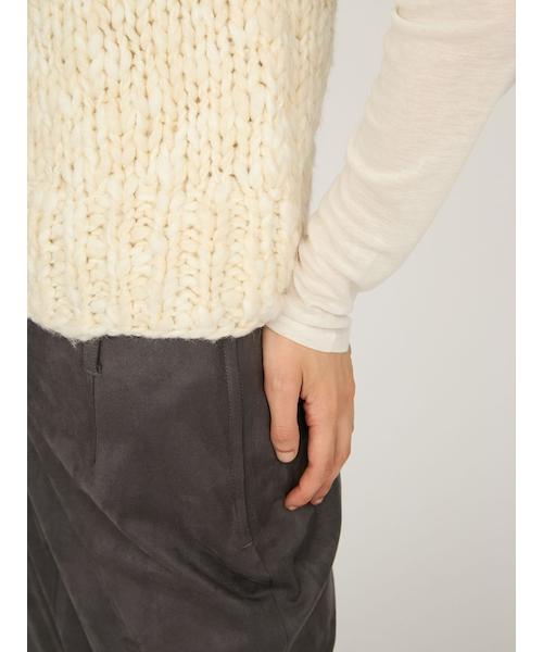 emmi ウールミックスハンドニットベスト エミ emmi ウールミックスハンドニットベスト （IVR） -ファッション