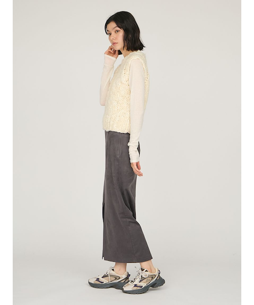 emmi ウールミックスハンドニットベスト エミ emmi ウールミックスハンドニットベスト （IVR） -ファッション