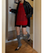 フェイクレザーダブルジップブルゾン