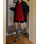 フェイクレザーダブルジップブルゾン