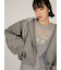 フード付き2wayボンバーブルゾン