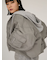 フード付き2wayボンバーブルゾン