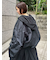 フード付き2wayボンバーブルゾン
