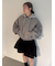 フード付き2wayボンバーブルゾン