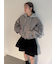 フード付き2wayボンバーブルゾン