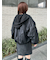 フード付き2wayボンバーブルゾン