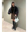 フード付き2wayボンバーブルゾン