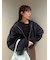 フード付き2wayボンバーブルゾン