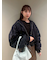 フード付き2wayボンバーブルゾン