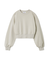 【ONLINE限定カラー】ラメ裏毛ショートスウェットトップス