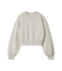 【ONLINE限定カラー】ラメ裏毛ショートスウェットトップス