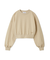 【ONLINE限定カラー】ラメ裏毛ショートスウェットトップス