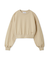 【ONLINE限定カラー】ラメ裏毛ショートスウェットトップス