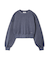 【ONLINE限定カラー】ラメ裏毛ショートスウェットトップス
