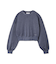 【ONLINE限定カラー】ラメ裏毛ショートスウェットトップス