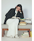 ボールロングネックレス