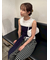 2wayチューブトップ付きタンクトップ