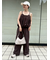 ナイロンバルーンビスチェ