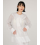 ラメメッシュブラウス