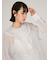 ラメメッシュブラウス