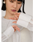 ラメメッシュブラウス