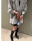 ラメメッシュブラウス